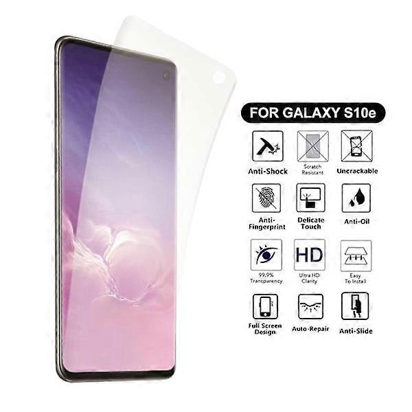 Full coverage Galaxy S10e Screen Protector Nanoedge Protective plastic transparent