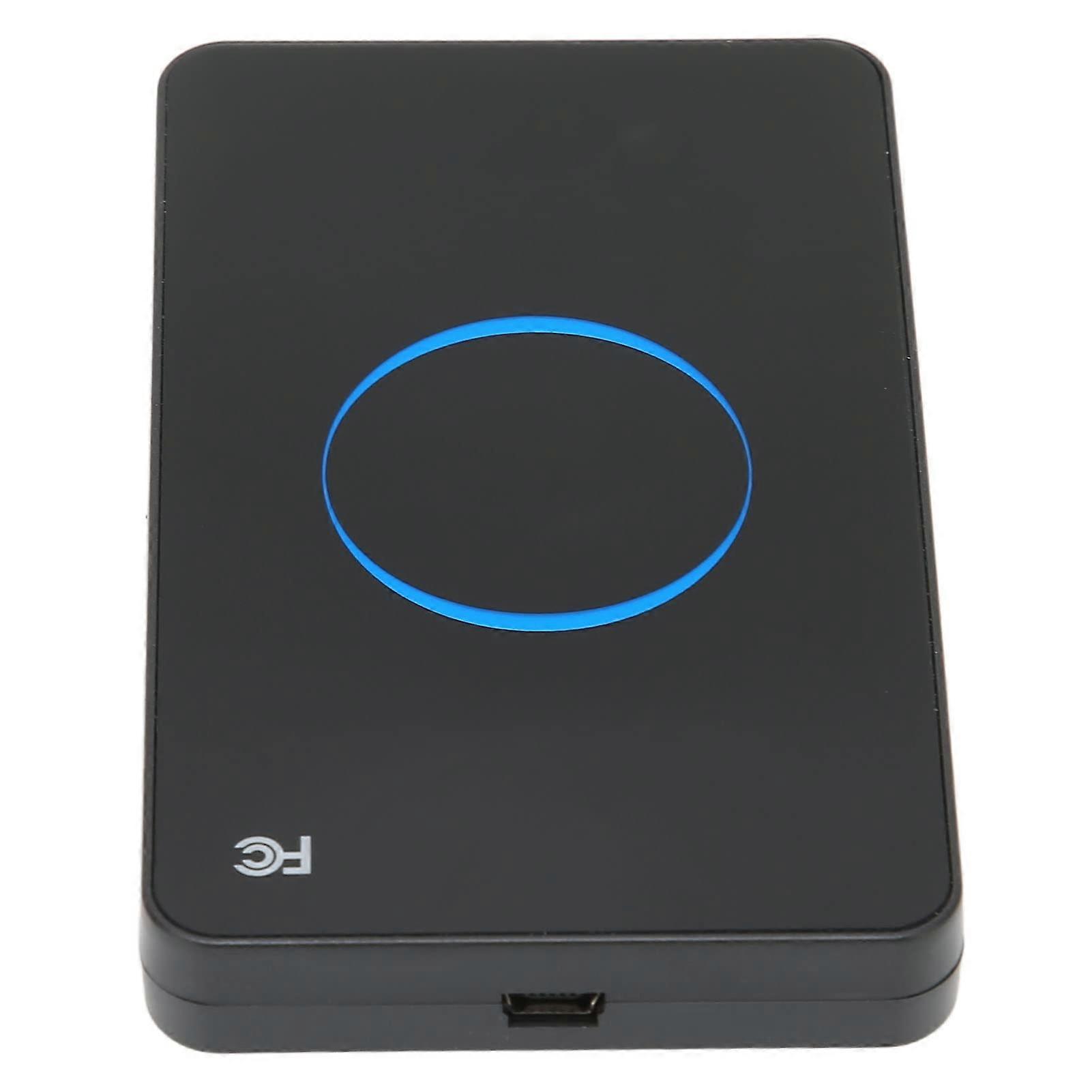 USB NFC and ID Card Reader with LED Indicator, UltraFast RFID Scanning, Plug and Play Setup