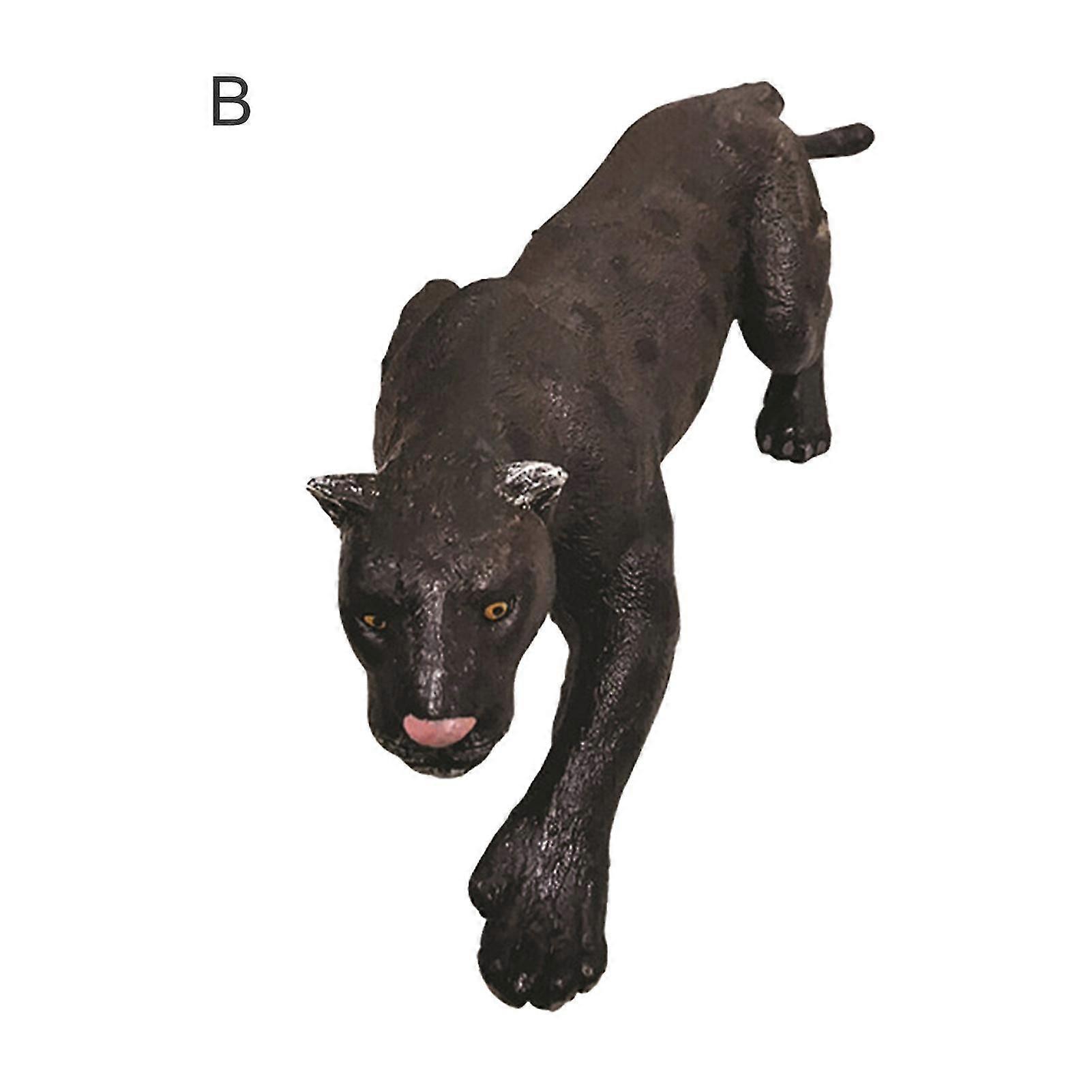 Panther Model Cute High Simulation Pvc Mini Panther Figure Model For Gift