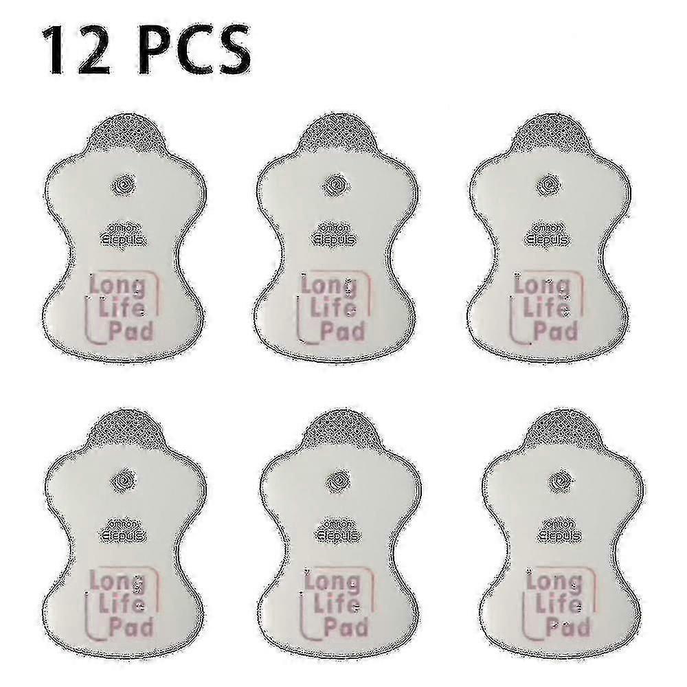 12pcs Replacement Electrode Pads for Omron Massagers