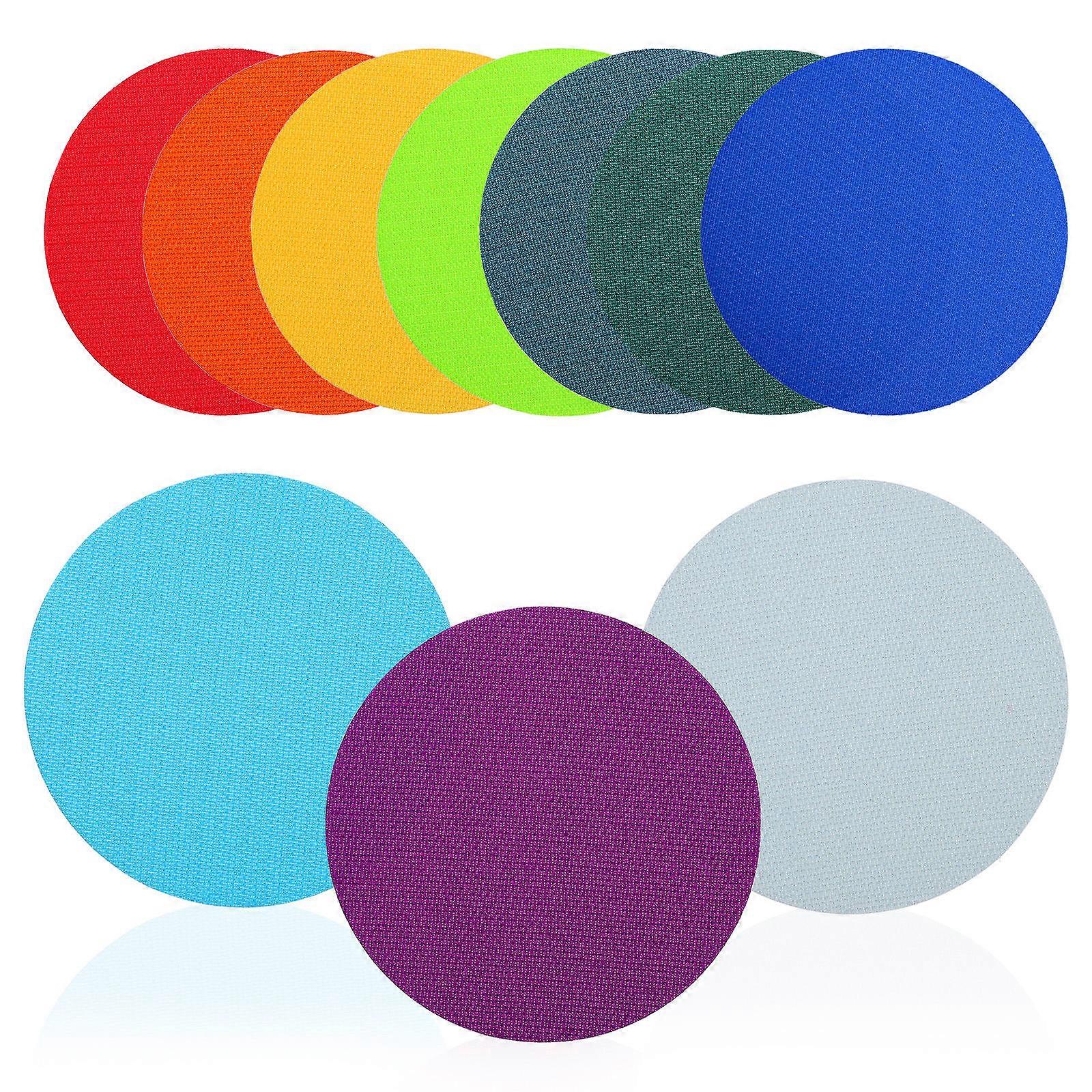 Nylon Carpet Markers Colored Floor Dots for Classroom Activities 10Pcs