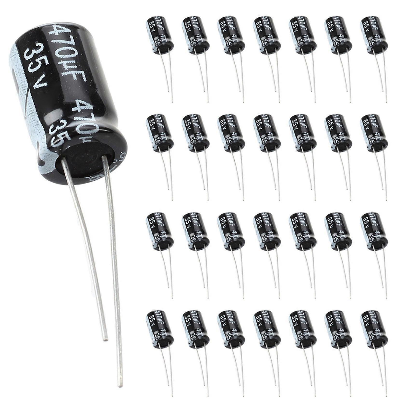 150pcs 35v Electrolytic Capacitor 470UF 10 X 17mm