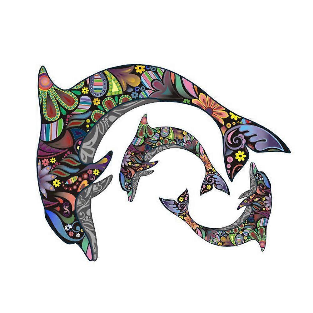 Dolphin Sticker Abstract Wall Sticker for Decoration