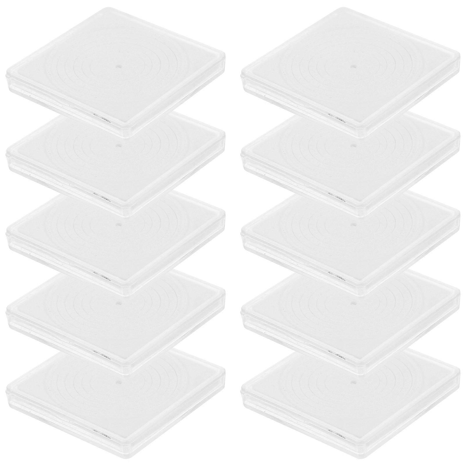 Coin Collection Box Clear Coin Holders for Protective Case 20Pcs