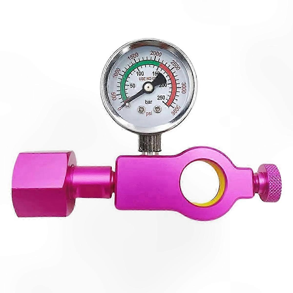 Pink Quick Connect Adapter for CO2 Cylinder Refill Station