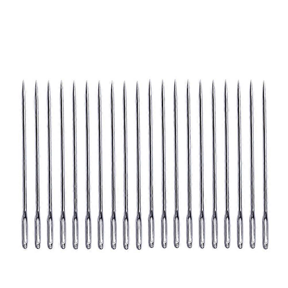 Yarn Needle Large Eye Sewing Needles for Stitching Use 100Pcs Silver