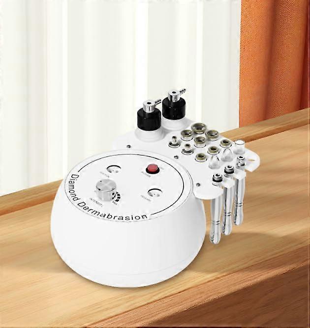3in1 Diamond Microdermabrasion Machine for Home Use with Adjustable Suction and Multiple Tips