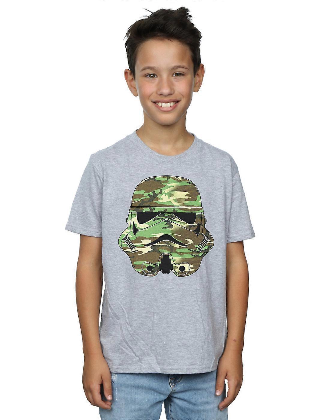 Star Wars Stormtrooper comando de rapazes Camo camiseta