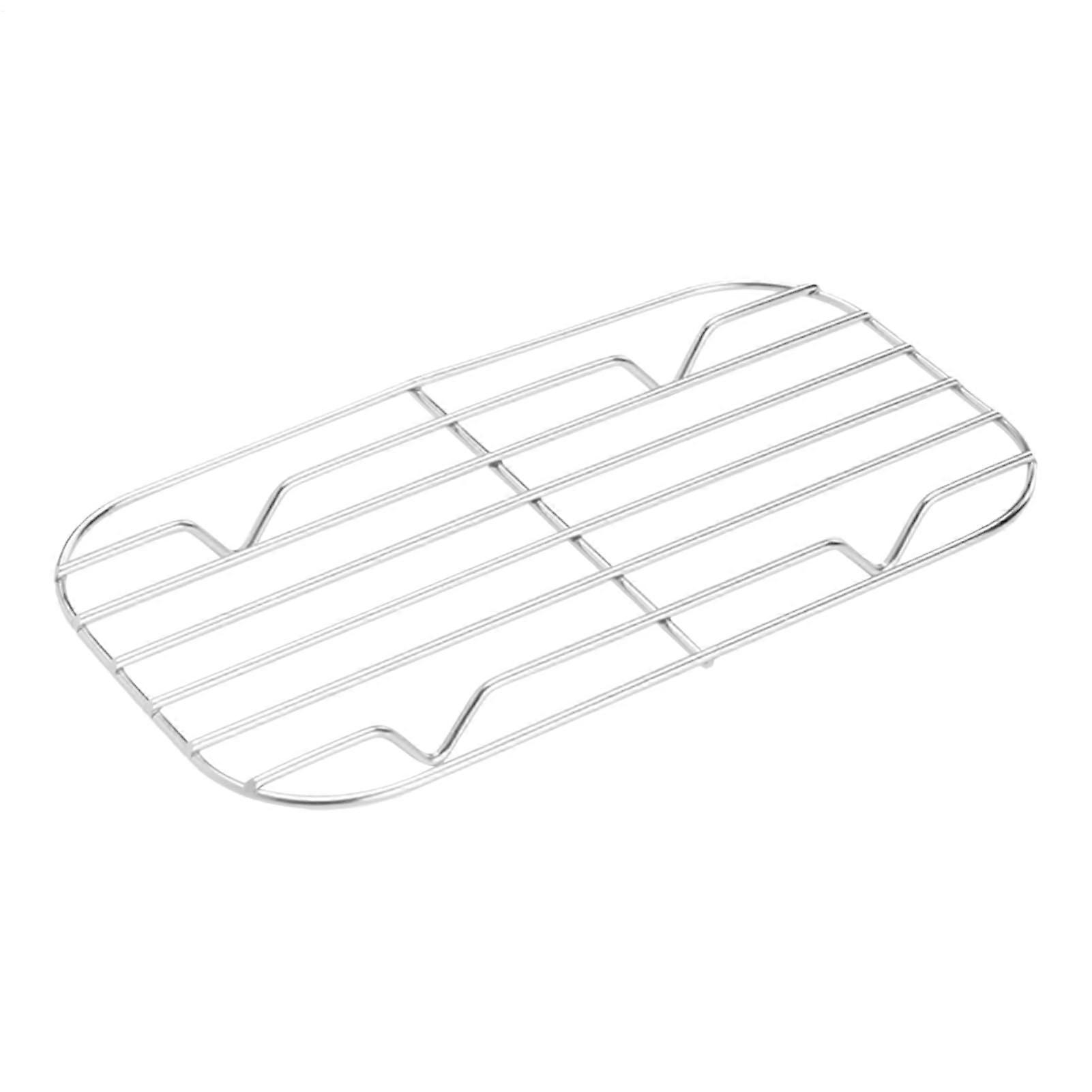 Cooling Rack NonStick Grill Rack Stainless Steel 7.01x4.72in Elevated Grid for Baking