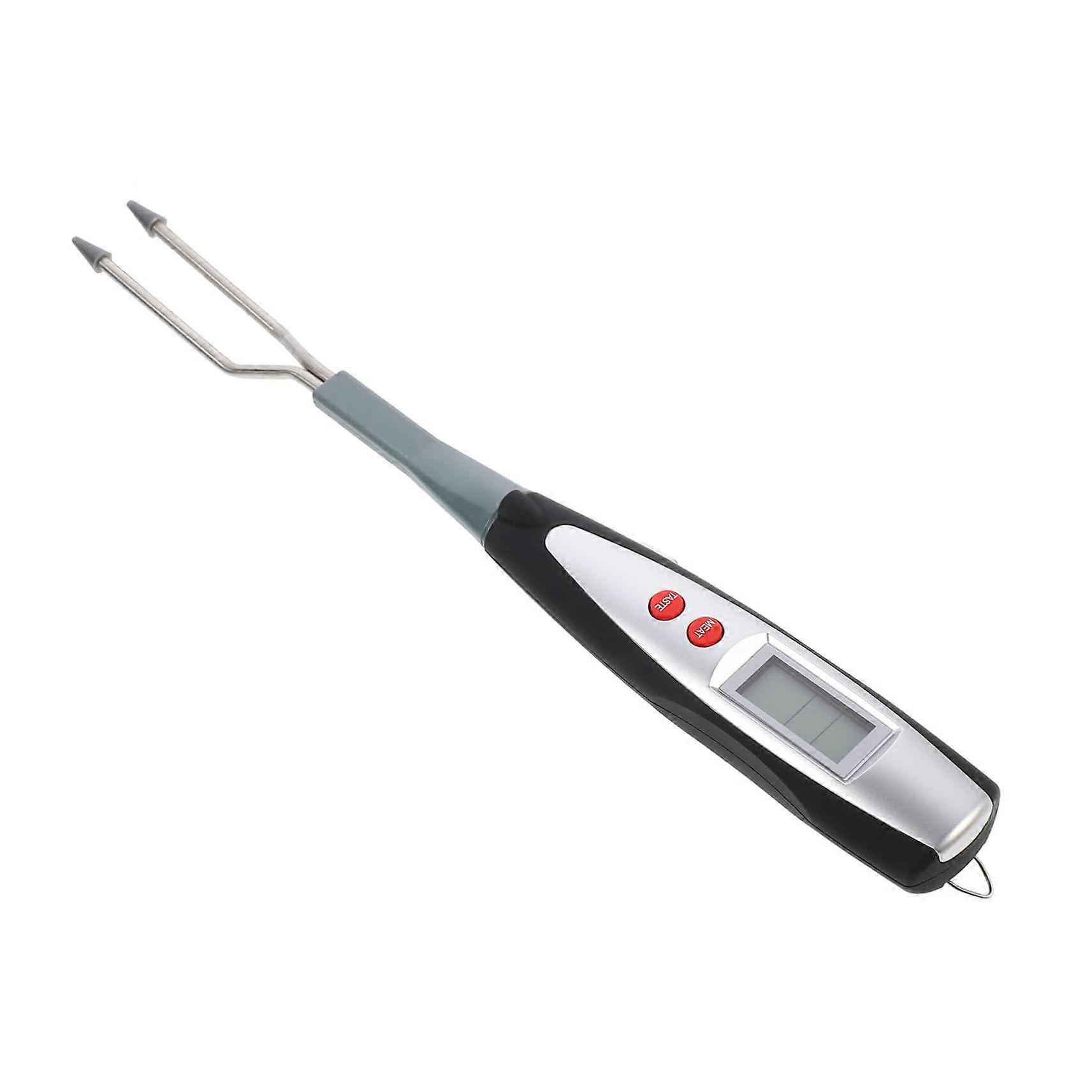 Meat Thermometer Fork with Instant Read Temperature Display for BBQ Grill and Precise Doneness Control
