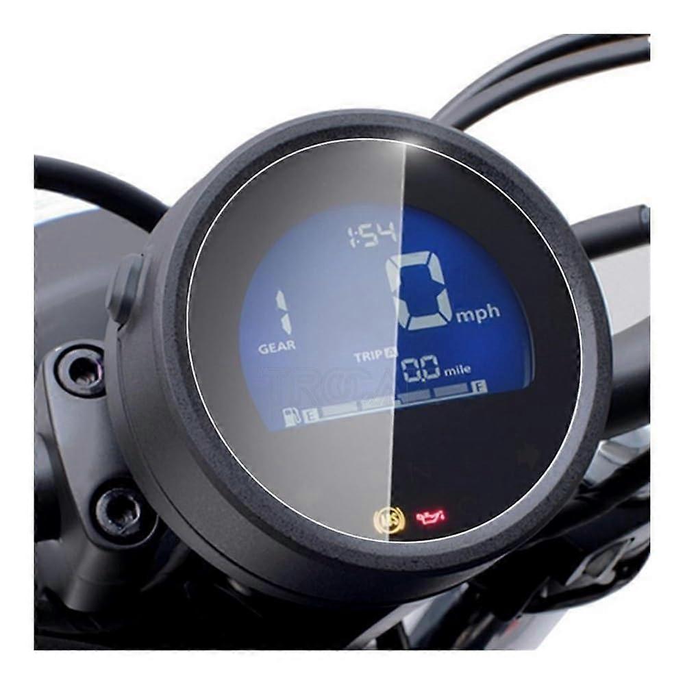 Motorcycle Dashboard Screen Protector with Scratch Protection and Clear View Instrument Cluster Film