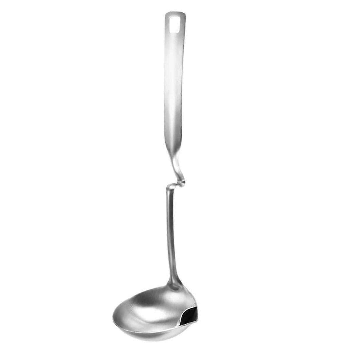 Stainless Steel Oil Filter Spoon with Smooth Edge for Efficient Grease Separation in Kitchen