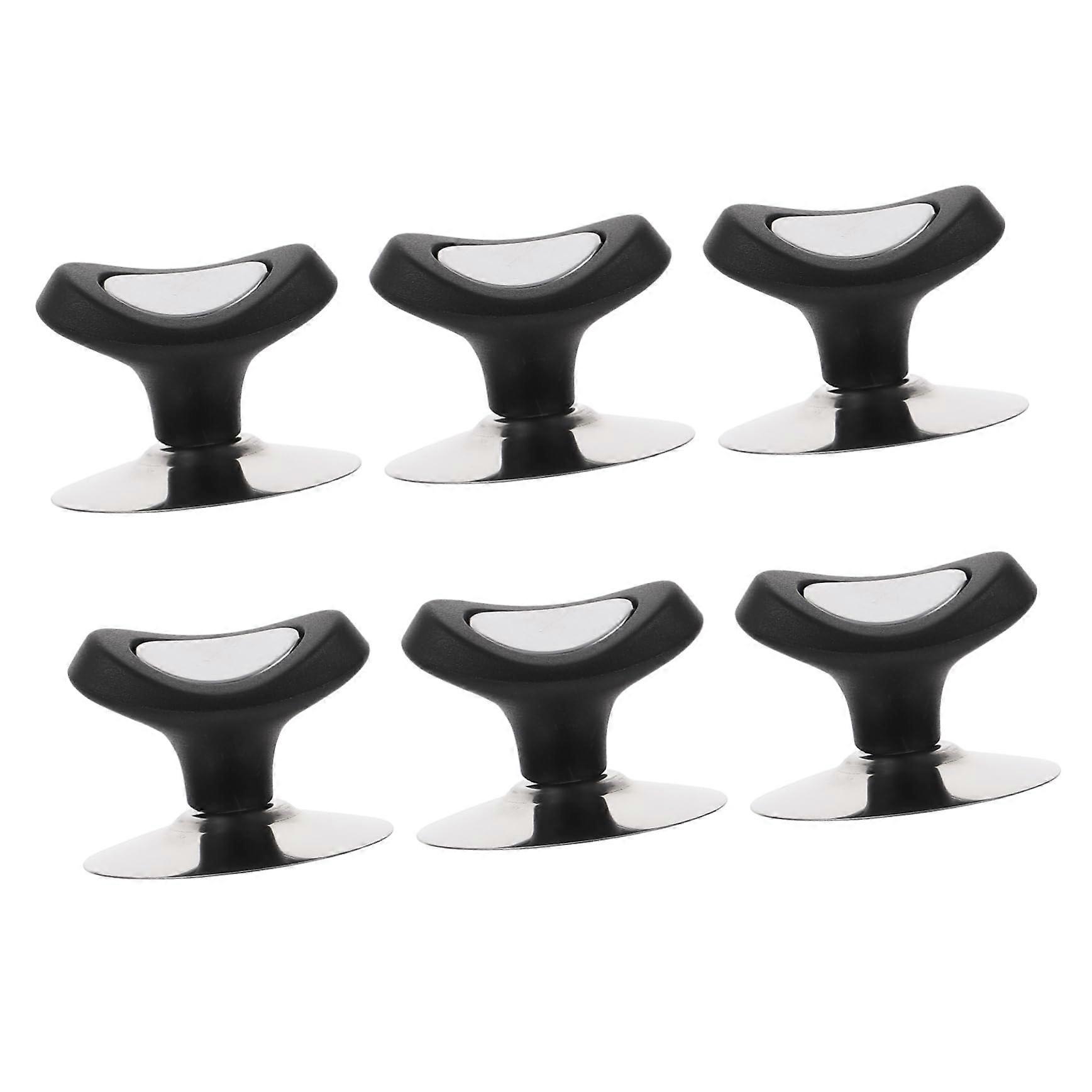 6pcs Heat Resistant Pot Lid Replacement Knobs with Comfort Grip Cookware Handles for Kitchen
