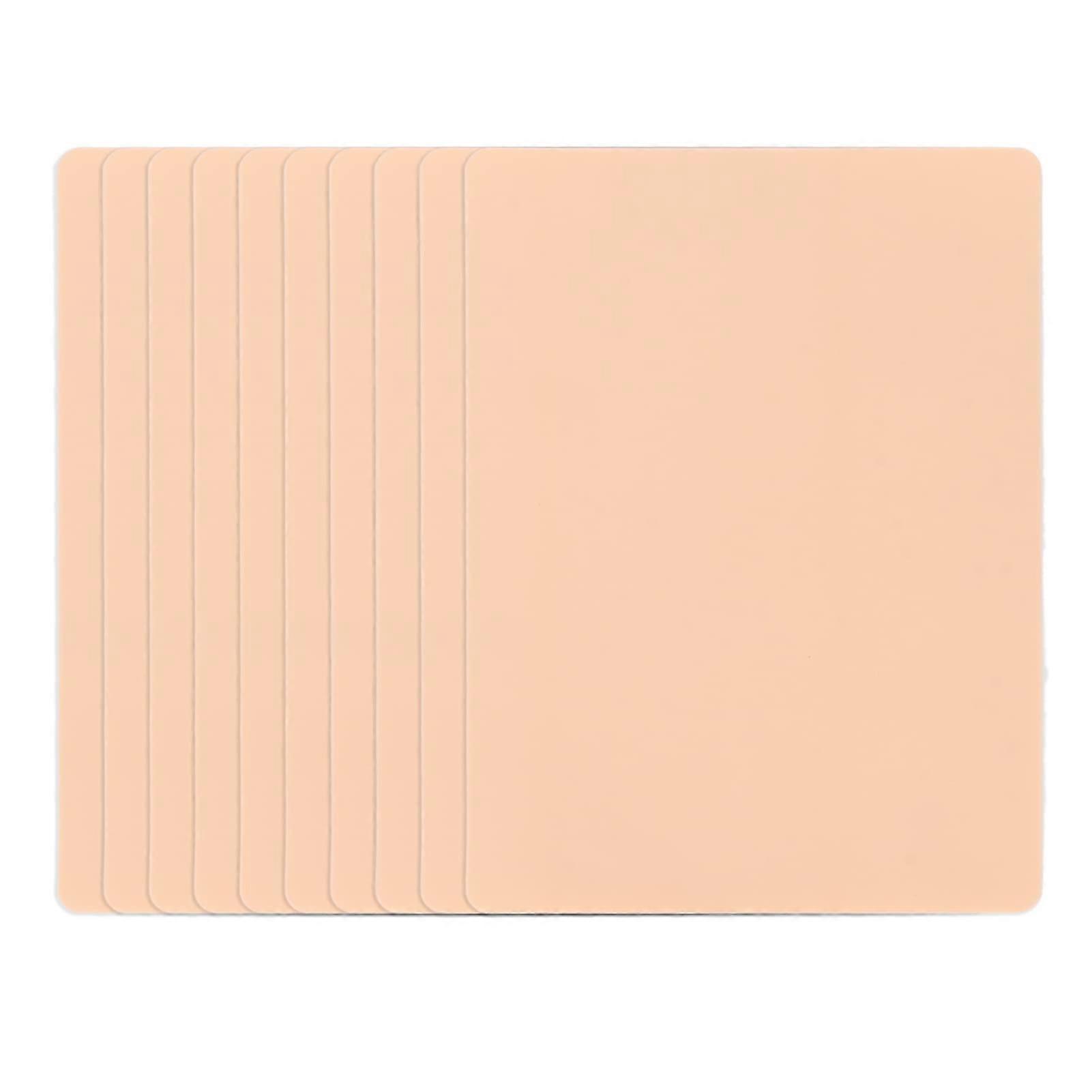 Tattoo Practice Skin 10pcs Double Sided Silicone Sheets 1mm Thick with Realistic Texture for Beginners