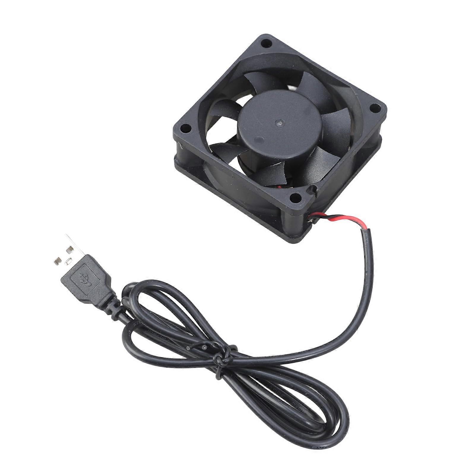 60mm USB Cooling Fan for Router Modem Tablet DVR Low Noise MultiDevice Electronic Cooling