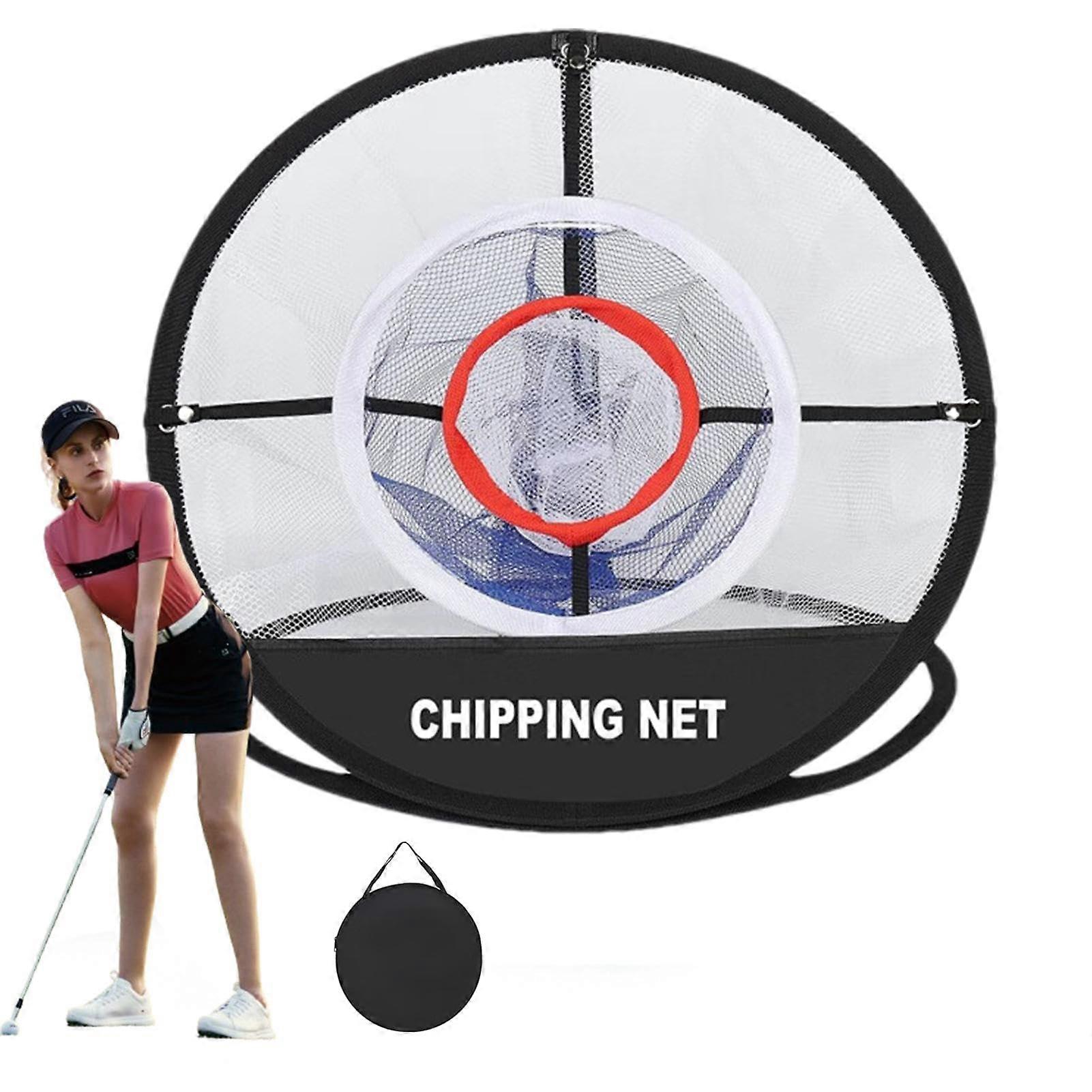Golf Practice Net with Target, Durable Foldable Golf Chipping Net for Indoor and Outdoor Training