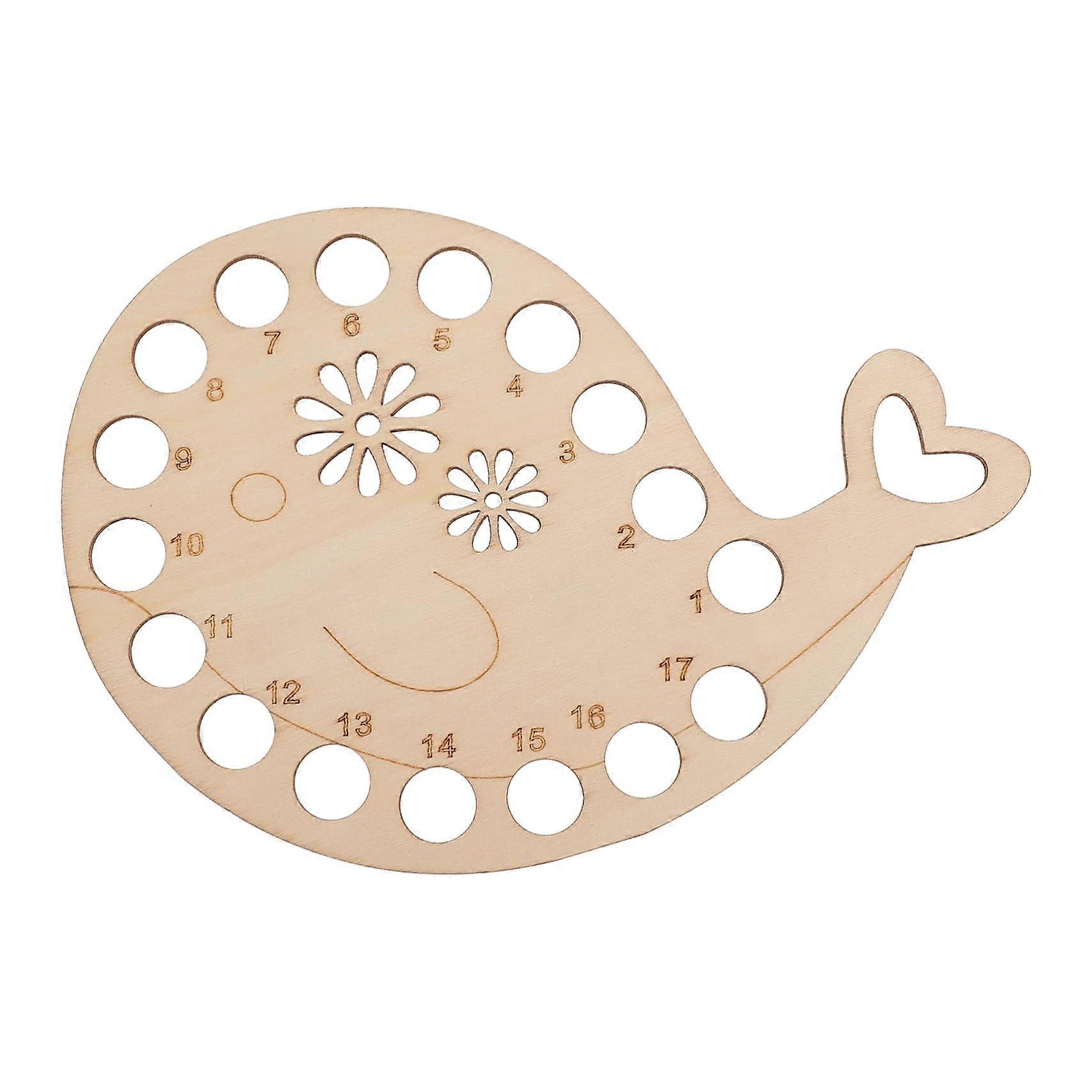 Embroidery Thread Organizer Wooden Floss Rack for Tangle Cross Stitch Thread Storage