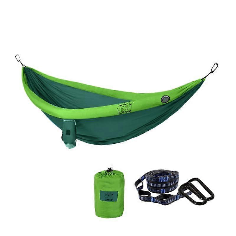 Double Inflatable Hammock Swing with MosquitoResistant Fabric and AntiTipover Design for Camping