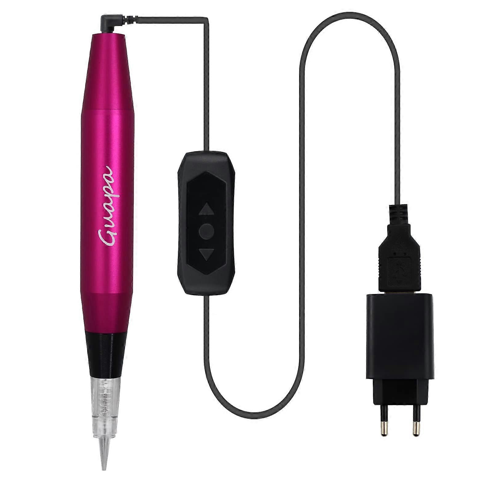 Permanent Makeup Machine Kit with 10 Needles, 5 Speed Adjustable Pen for Eyebrows Lips Eyeliner