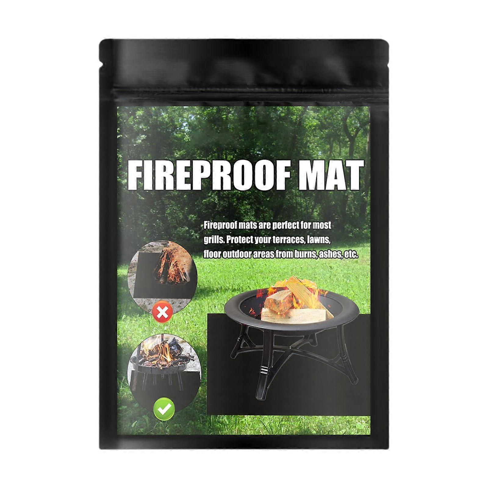 Extra Large BBQ Grill Mat and Pad Protector, Oil Resistant Waterproof for Camping and Backyard