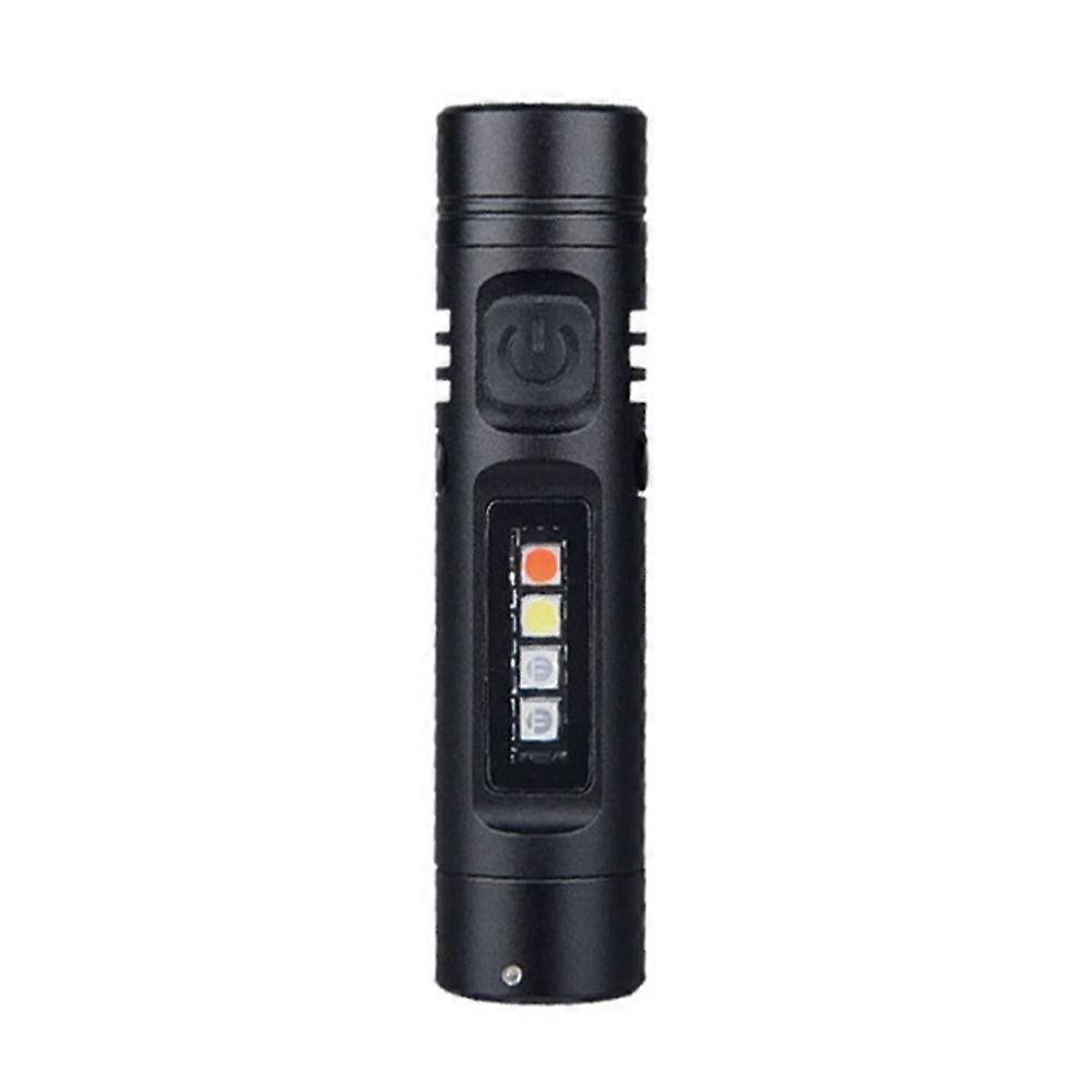 Rechargeable Mini LED Torch Mini Flashlight Portable Work Light Aluminum Alloy