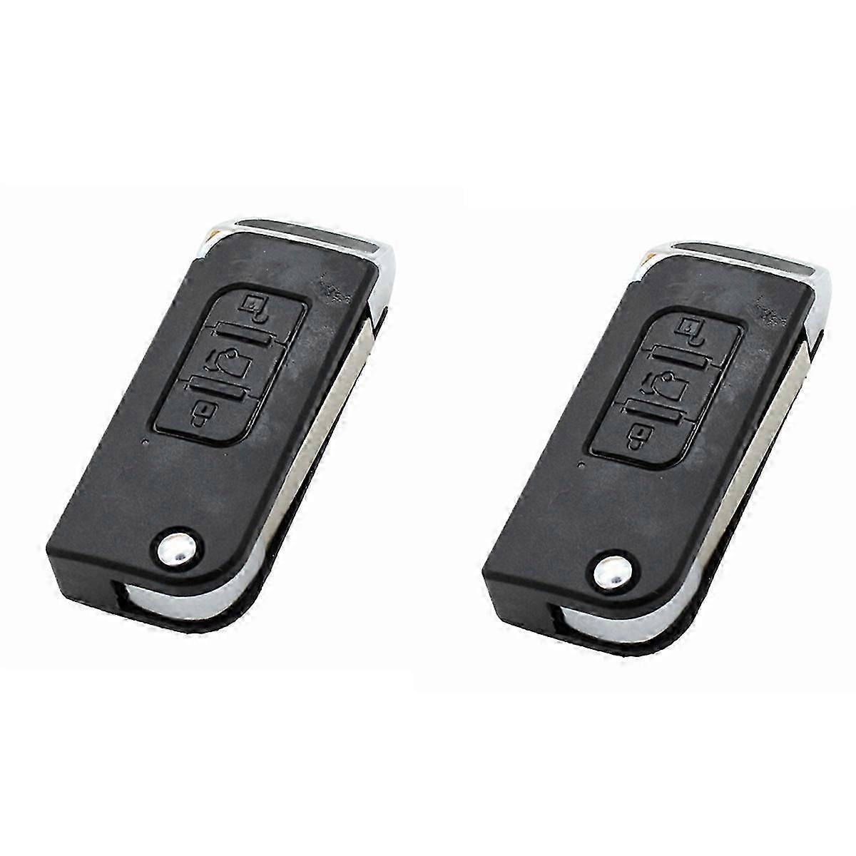Suitable compatible Three-Button Folding Remote Control Key Bag, Car Key Bag