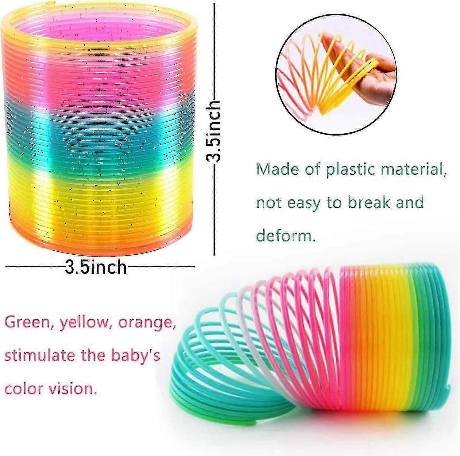 Rainbow Coil Spring Toy Party Supplies