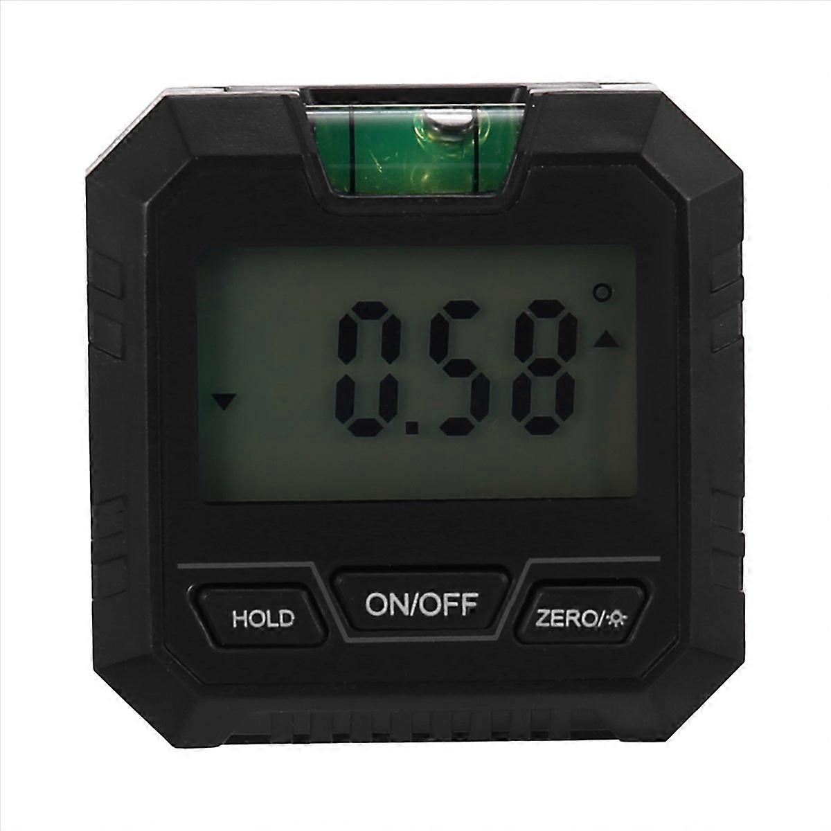 Mini Digital Protractor Inclinometer Electronic Goniometer Black