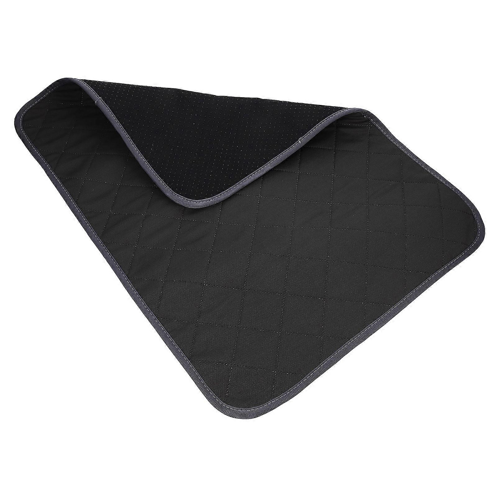 Washable Dog Pee Pads Black Reusable Dog Pee Mat for Training