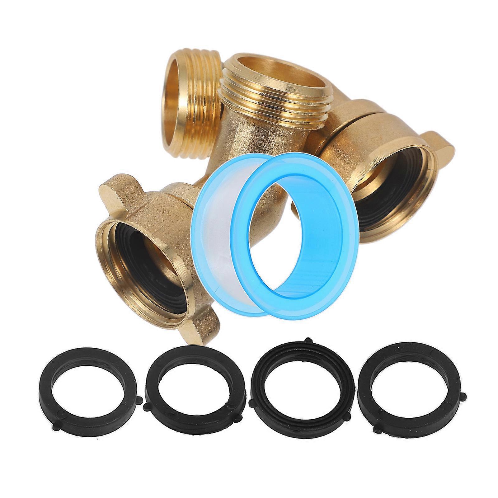 Water Hose Connector Faucet Adapter for Washing Machine 5Sets