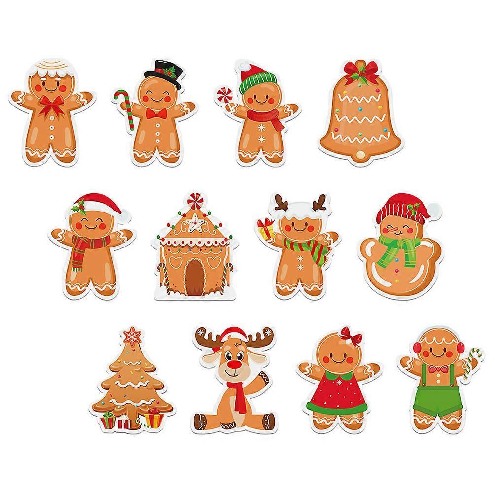 Gingerbread Memo Pad for Daily Use 12 Books Christmas Note Pads Multi-Function