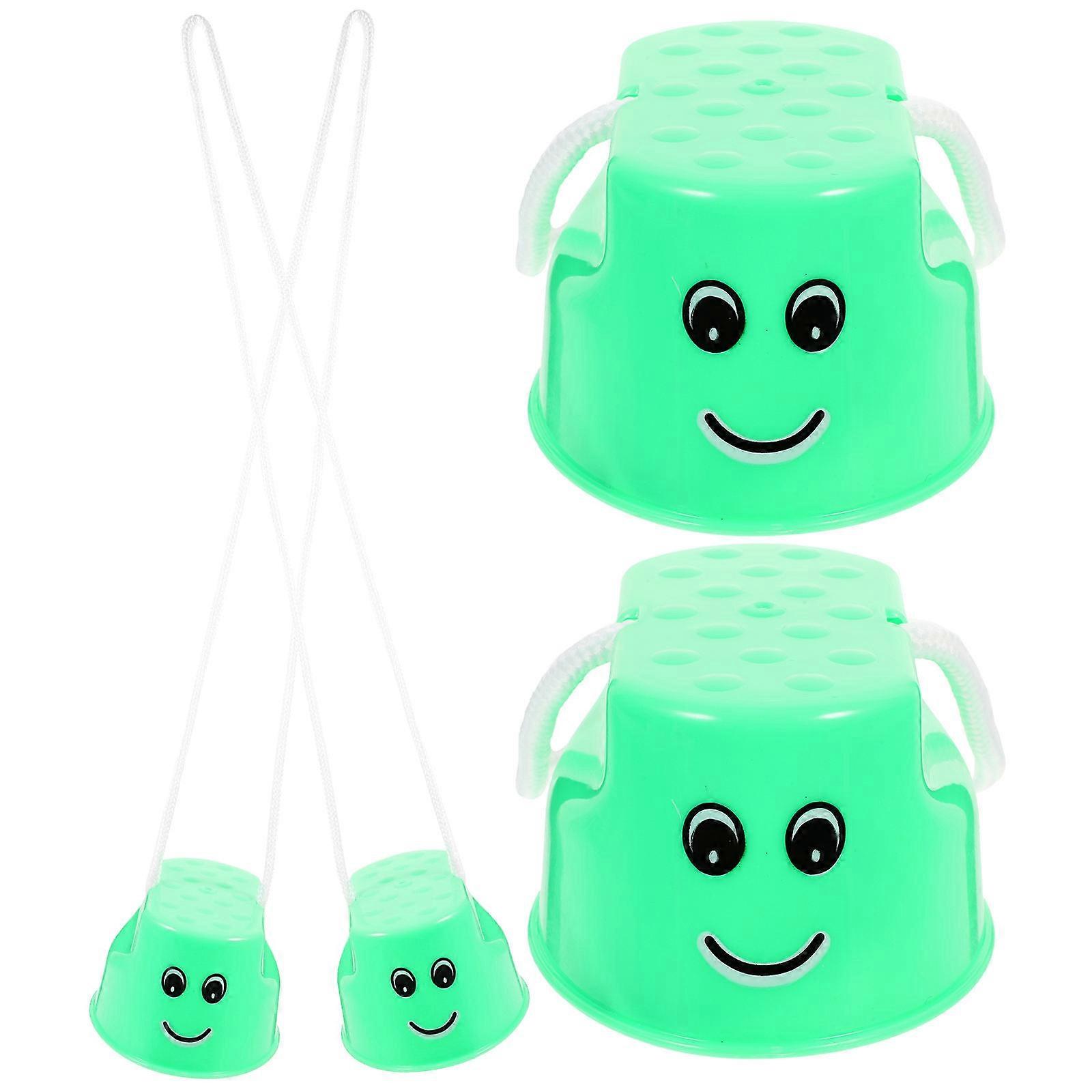 Interactive Balance Toy Stilts for Kids Plastic Training Set 4Pcs