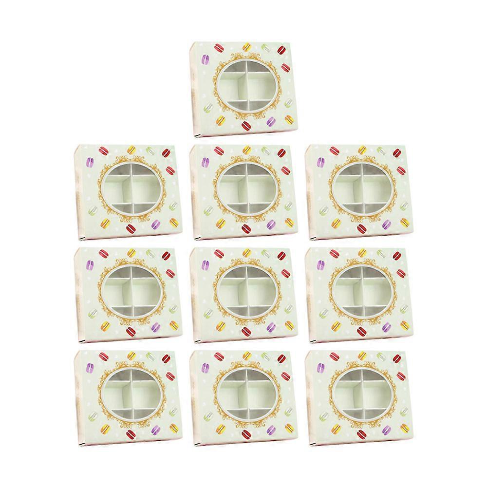 Macaron Gift Box 20Pcs Storage Case for Cake and Cookie Presentation