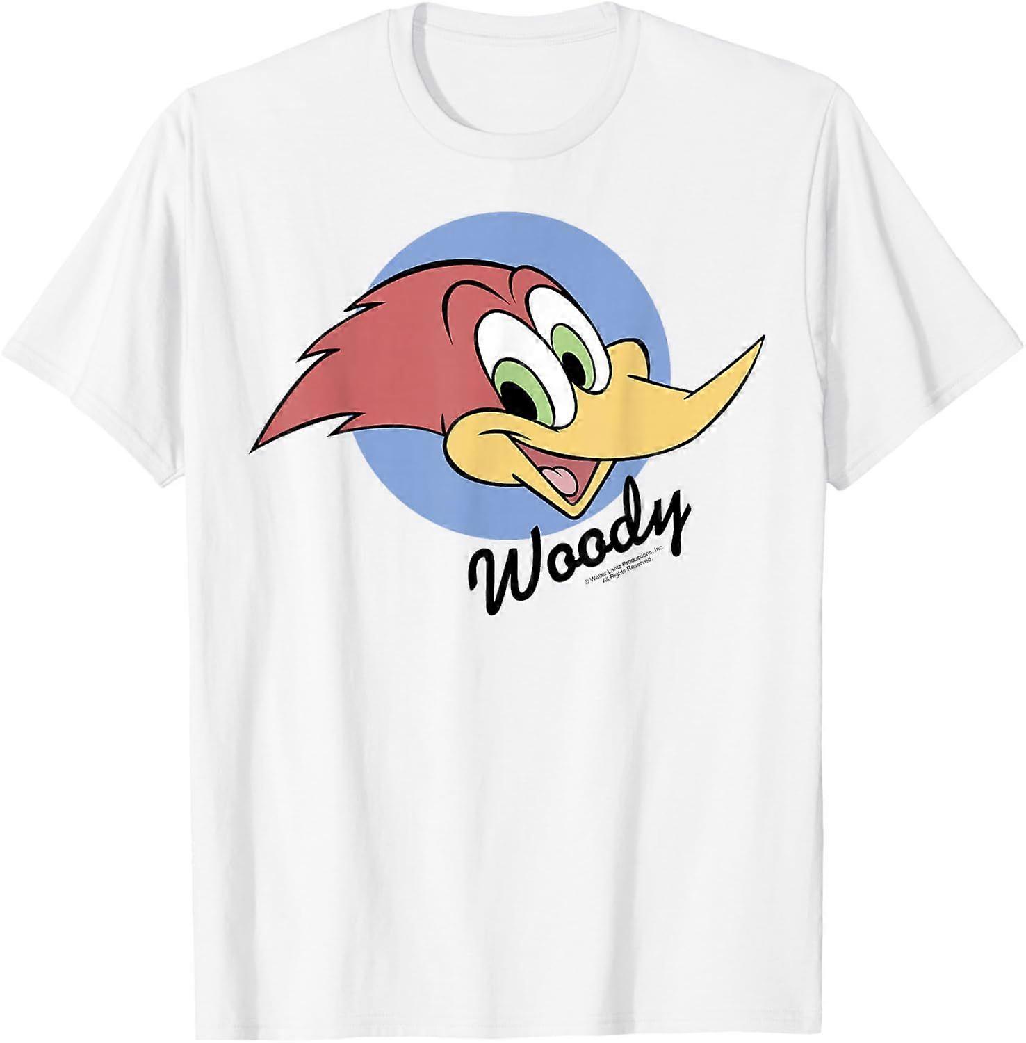 Woody Woodpecker Bold Circle Face Portrait T-Shirt Type 2467