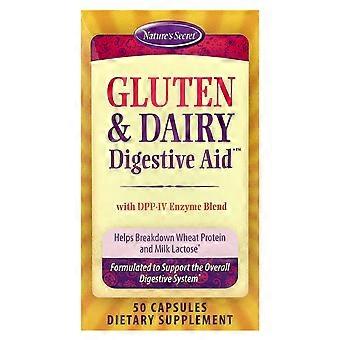 Nature's Secret, Gluten & Dairy Digestive Aid™, 50 Capsules