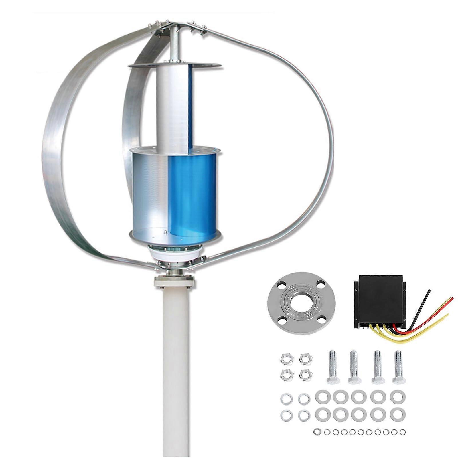 300W 12V Vertical Axis Wind Turbine Generator with Charge Controller for Off Grid Power System