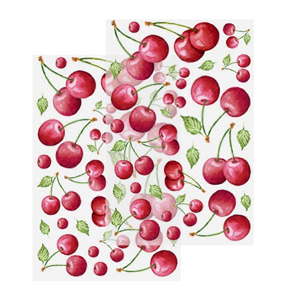 Cherry Wall Sticker PVC Material for Wall Decor 1Set