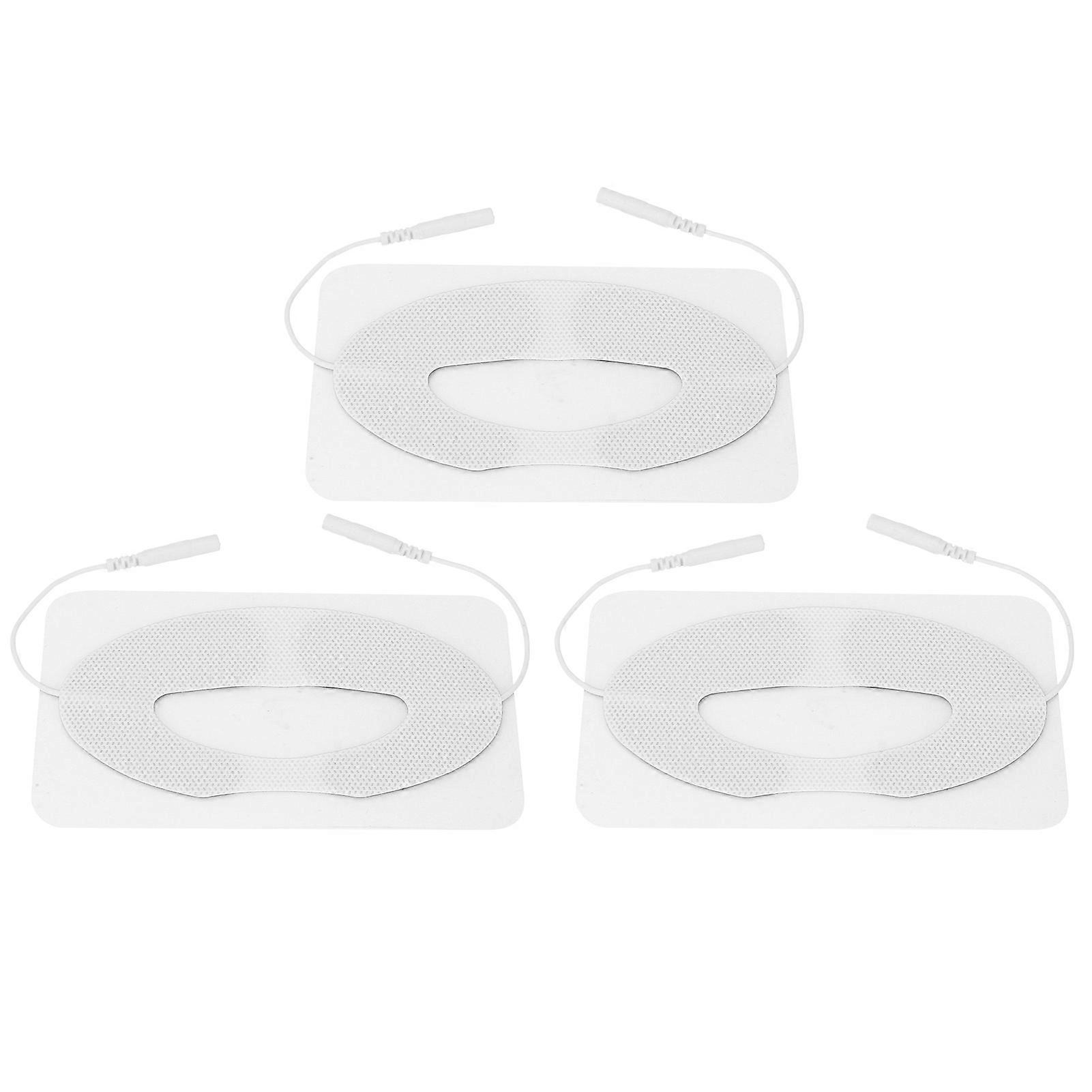 3pcs Lips Electrode Pad Non Woven Fabric Replacement Electrode Patch Accessory for Pulse Massager