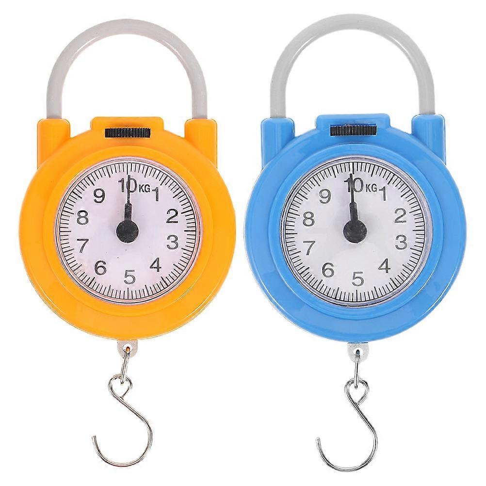 Electronic Spring Scale Portable Scale with Hook for Weighing Use 2Pcs