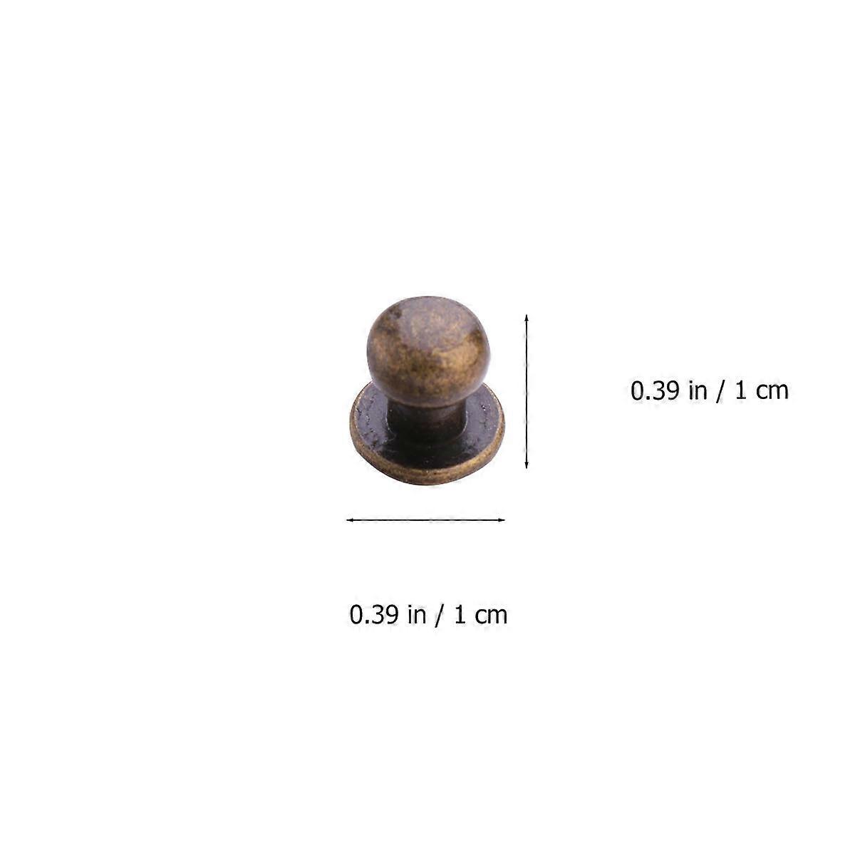 Rivets Hardware Set for DIY 80Pcs Screw Nails Accessories