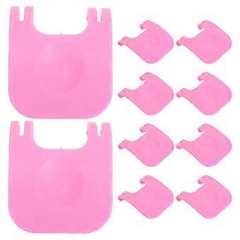 10pcs Lapin Cage Fil Caisse Porte Serrure Boucle Connecteur Loquets Pince pour Chat Chien Animaux De Compagnie Cages Boucles Clôture Fixation Clip DIY Renforcé Combiner Snap Spli
