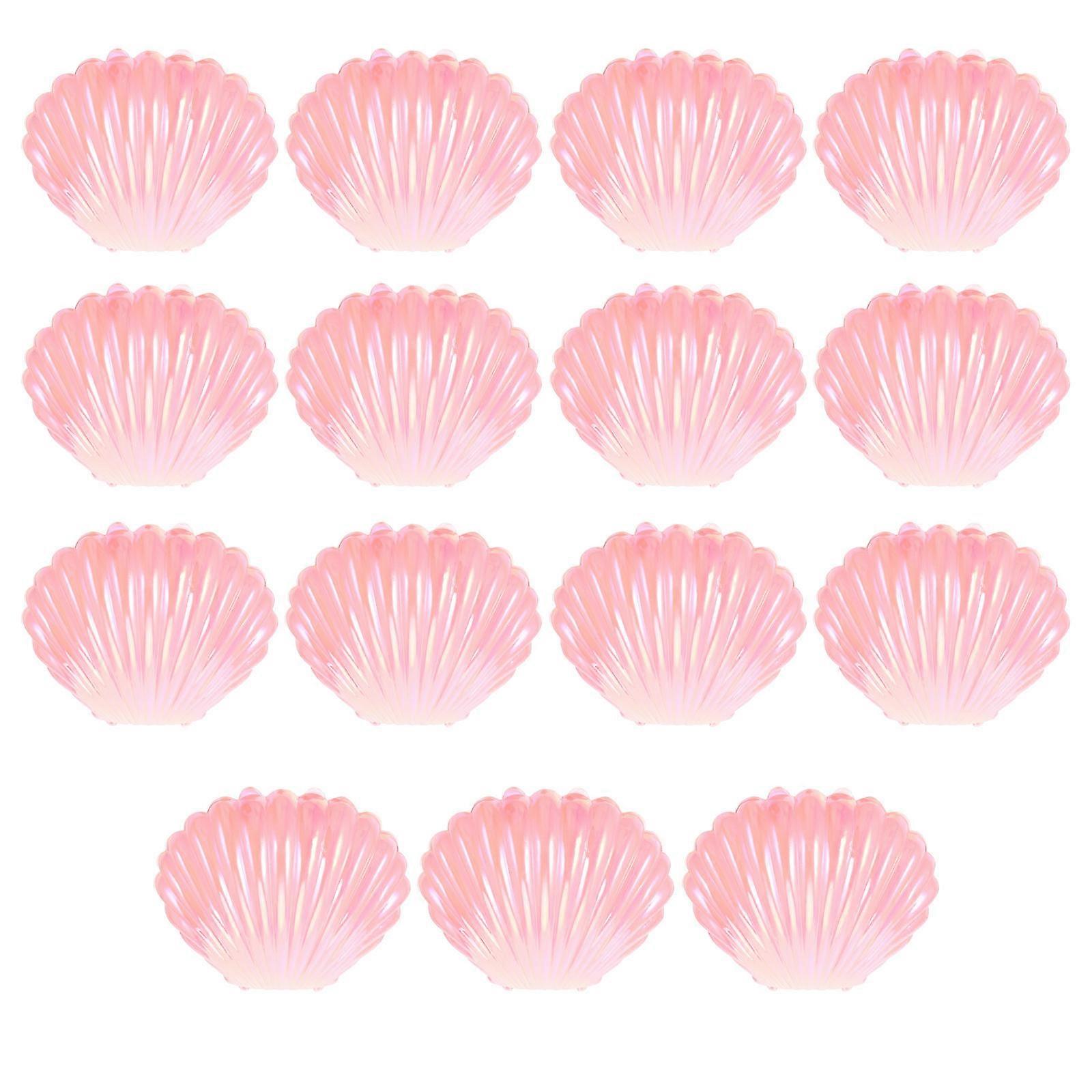 Plastic Shell Candy Boxes for Party 15Pcs Pink Seashell Treat Boxes
