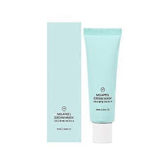 Mascarilla facial en crema peel-off, mascarilla aclarante para una piel más luminosa, mejora la elasticidad para mujeres, 50 ml-MED