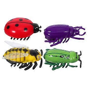 4 Pcs Simulação Moving Toys Teaser Interativo Pet Auto Electric Walking Mini com Botão Bateria (Estilo Misto)