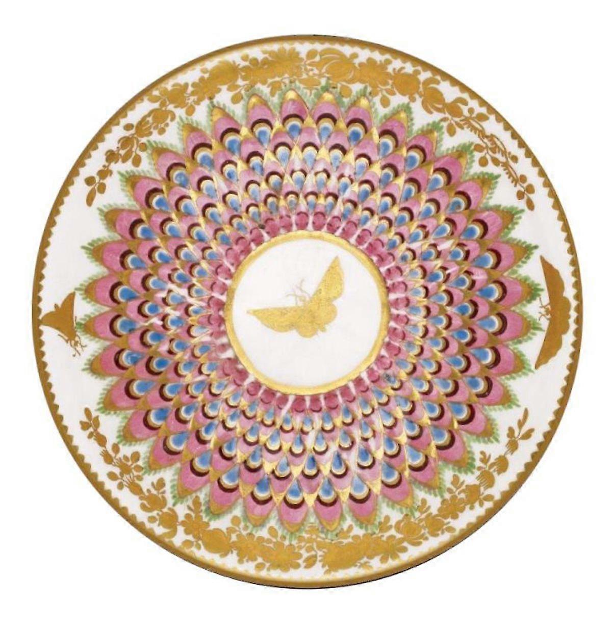Ashmolean Butterfly Design Tin Plate