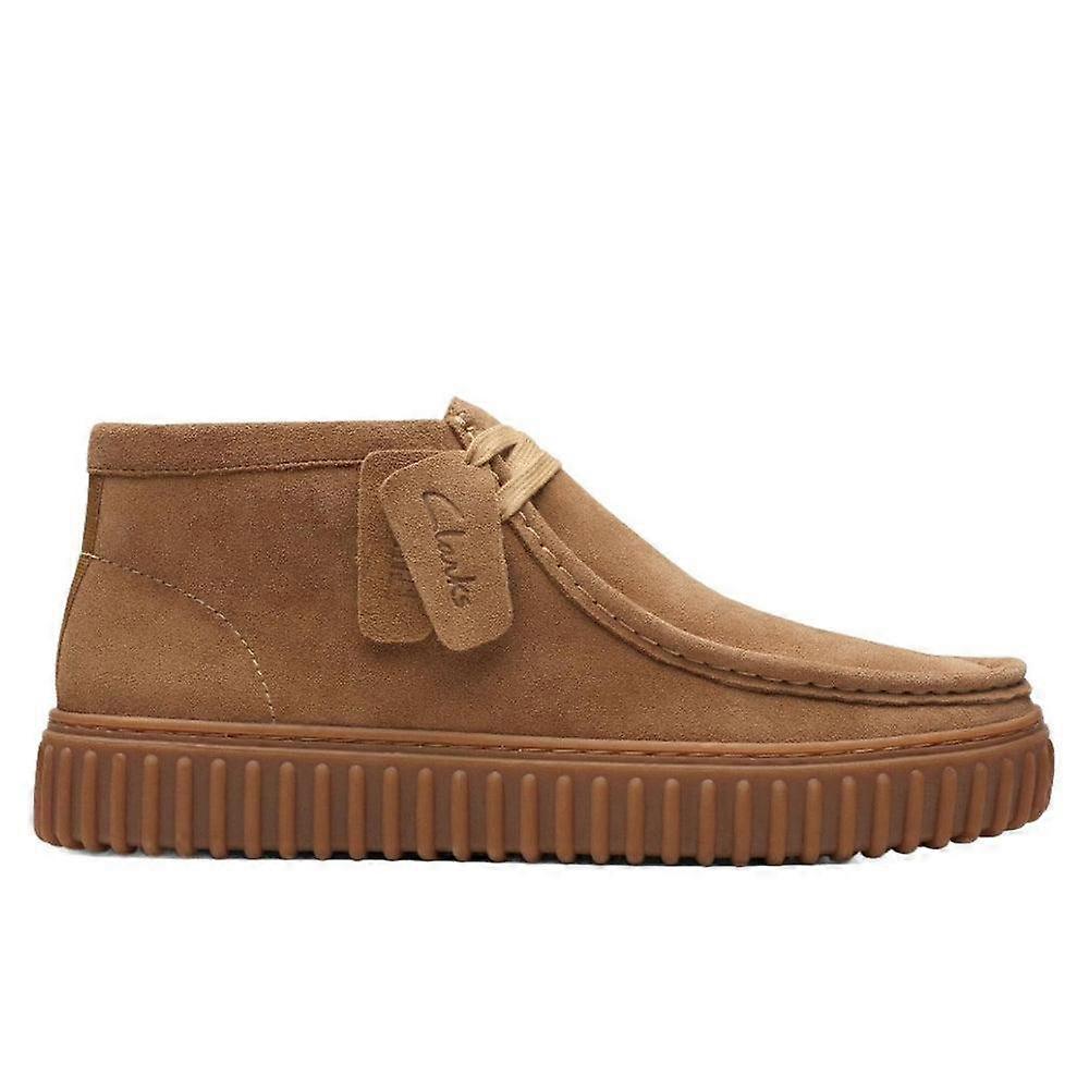 Clarks Originals Torhill Hi Suede Boots  Sand