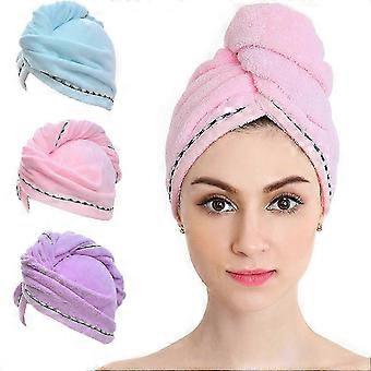 3 Pack Hair Towel Wrap, Microfiber Quick Drying Hair Towels, Bath Dryer Caps, Bath Hair Drying Towel, Quick Dryer Hat For Women Girls 2026 New