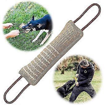 Juta Dog Bite Tug Toy - Extra durevole cane masticare giocattolo, giocattolo interattivo per cani di taglia medio-grande, ideale per tiro alla fune