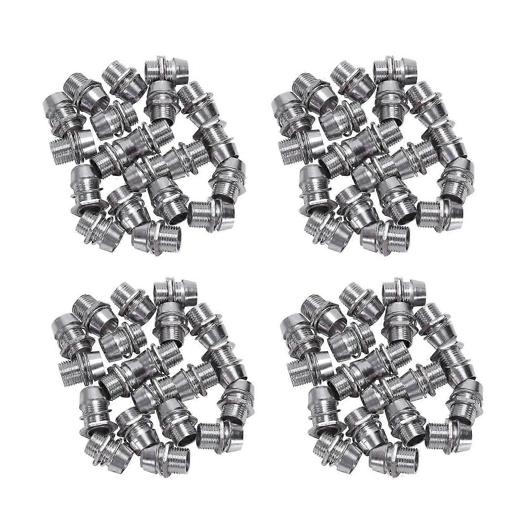80 Pcs Copper 5mm Light Emitting Diode LED Holder Mount Panel Display