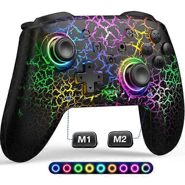 Wireless Controller compatible withNS/Switch OLED/Switch Lite Console Pro Gamepad compatible withAndriod/ios Wired Connection Controller compatible wi